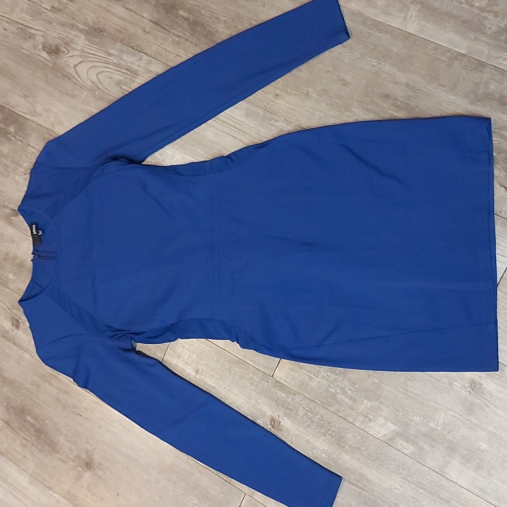 *SOLD* Aritzia Wilfred Free Cobalt Blue Bodycon Dress